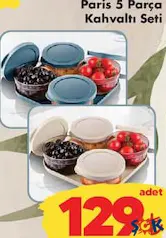 PARİS 5 PARÇA KAHVALTI SETİ